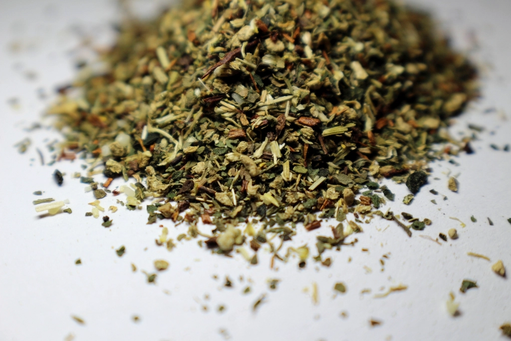 Herbal tea and natural herbs